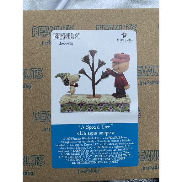 Jim Shore Peanuts Fig SNOOPY & CHARLIE BROWN TREE - A SPECIAL TREE 6015029 - Picture 2 of 7